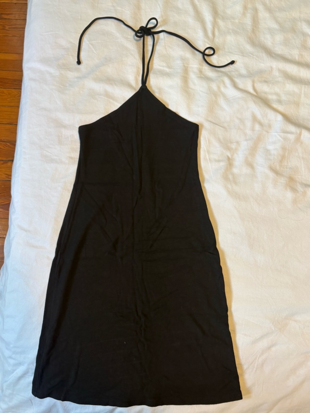 Brandy Melville Black Halter Mini Dress | Size Small